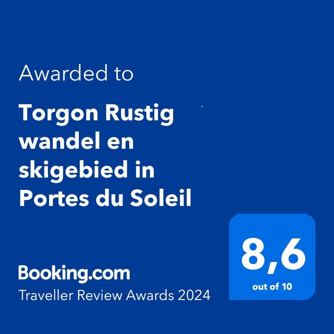 Heerlijke Wandel Of Ski Vakantie In Torgon Portes Du Soleil Exterior foto